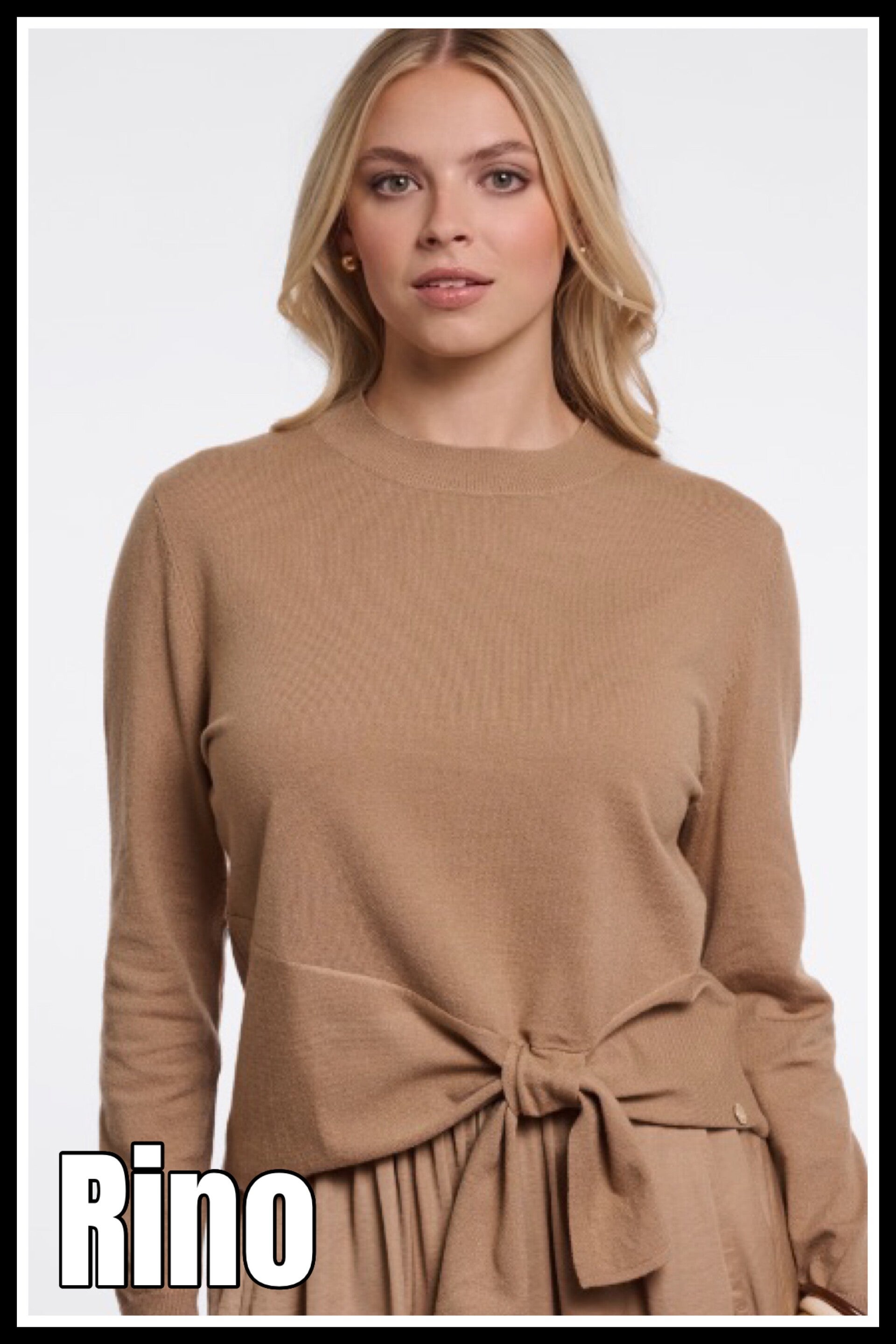 Rino&Pelle pullover Kuro A - camel