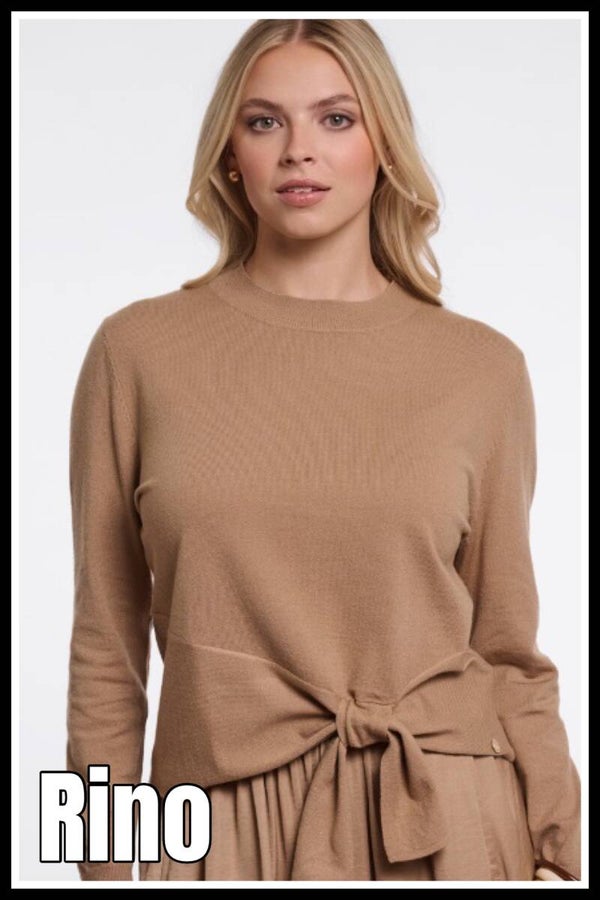 Rino&Pelle pullover camel Kuro A