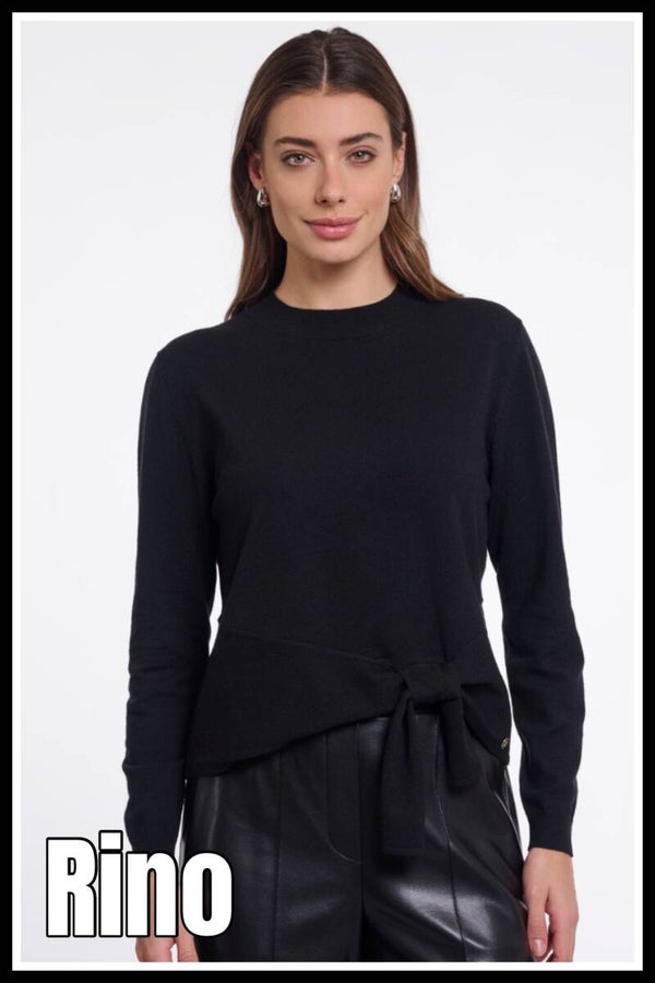 Rino&Pelle pullover zwart Kuro B