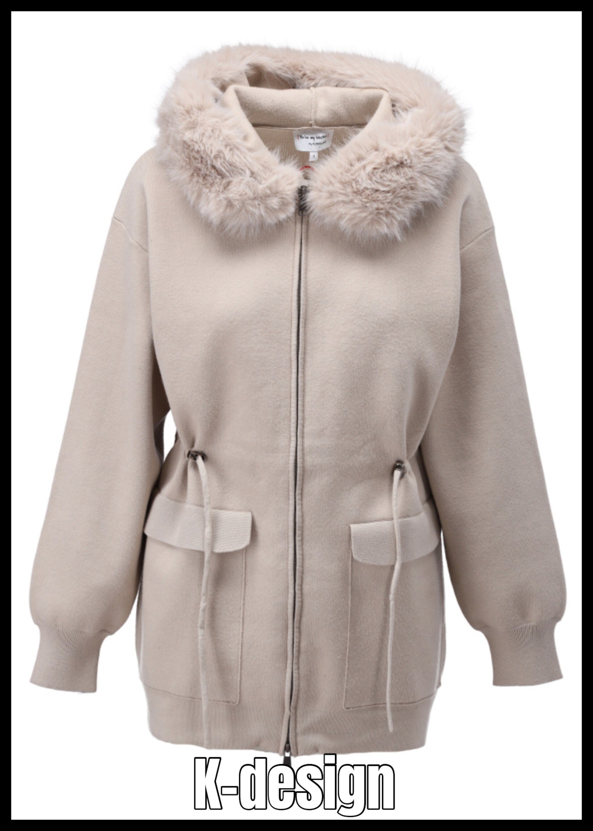 K-design vest D836 - zand