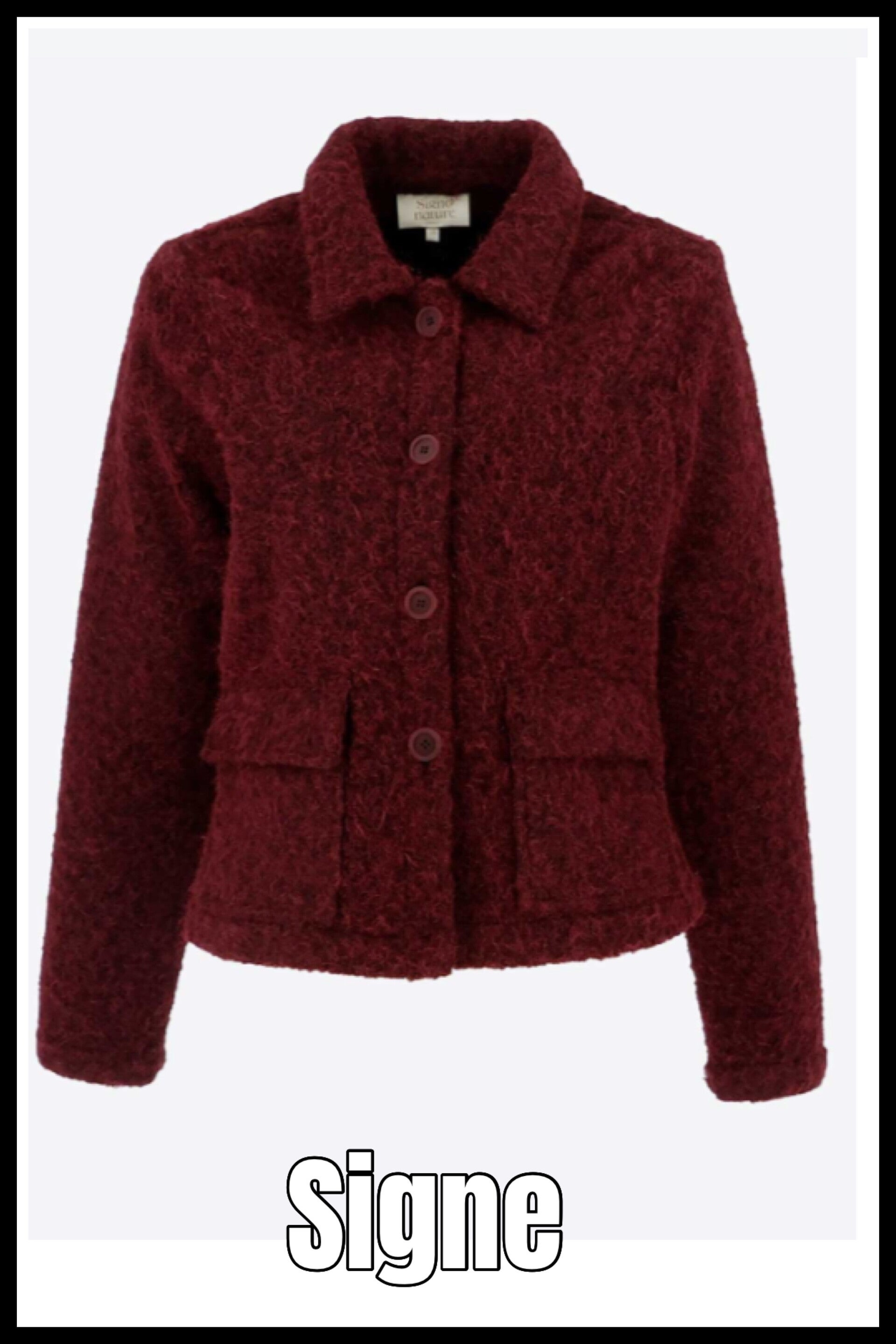 Signe vest 845145 B - burgundy