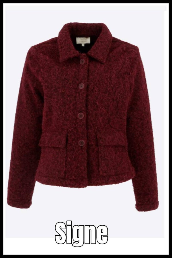 Signe vest 845145 B - burgundy