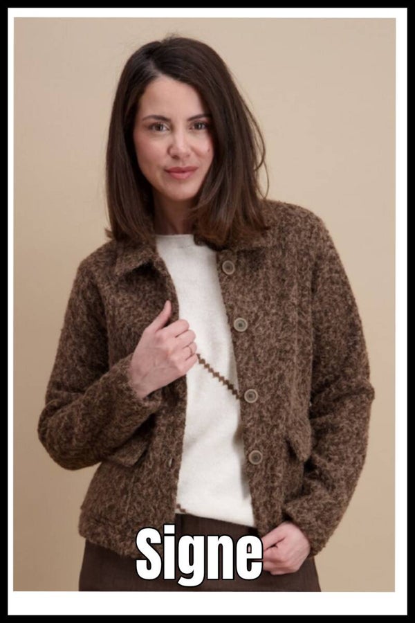 Signe vest 845145 A - bruin