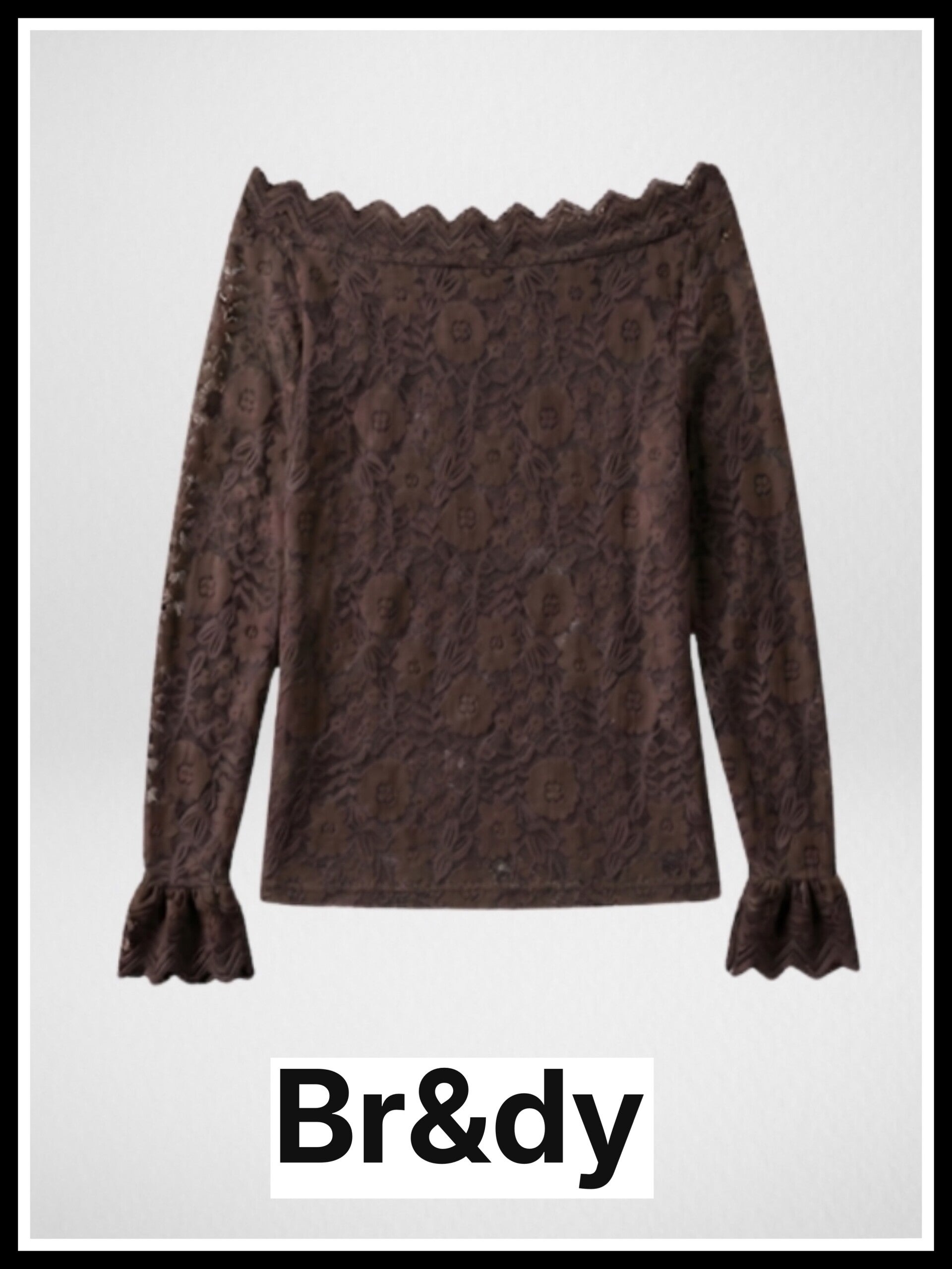 BR&DY top Lola A - bruin