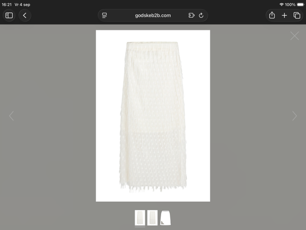 Noen rok 85805 A ecru