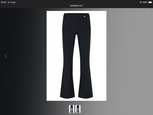 Robel broek flair Joella 91 zwart