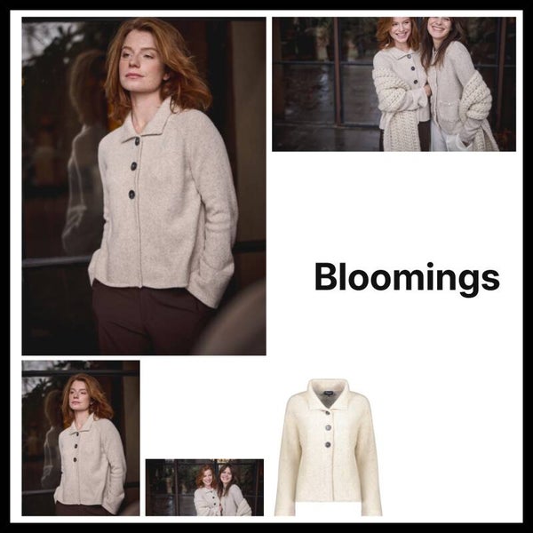Bloomings vest 9086 A licht zand mêlee A