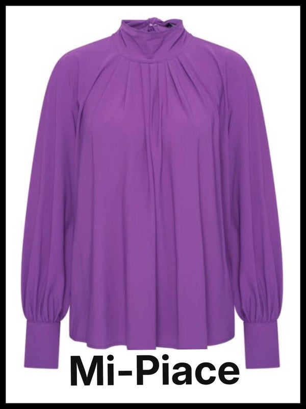 Mi Piace blouse Bow B paars