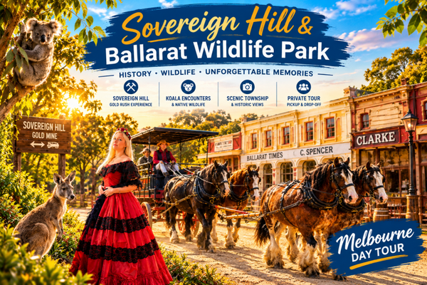 **Step Back in Time & Meet Australian Wildlife: Sovereign Hill & Ballarat Wildlife Park**