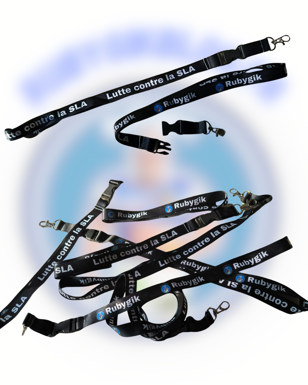 Tour de cou, Porte-clés ou badge, Rubygik