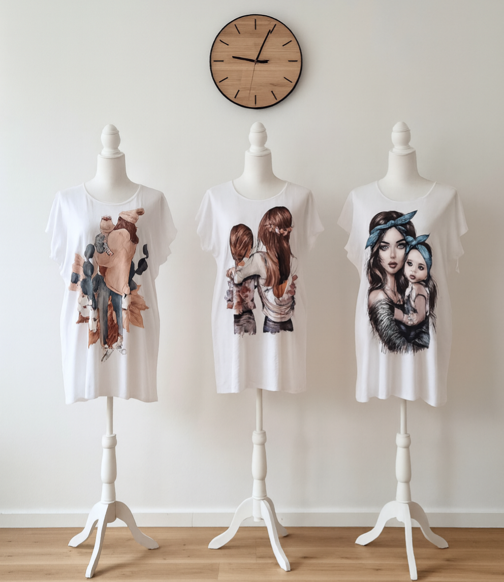 Mutter-Kind Oberteile lang