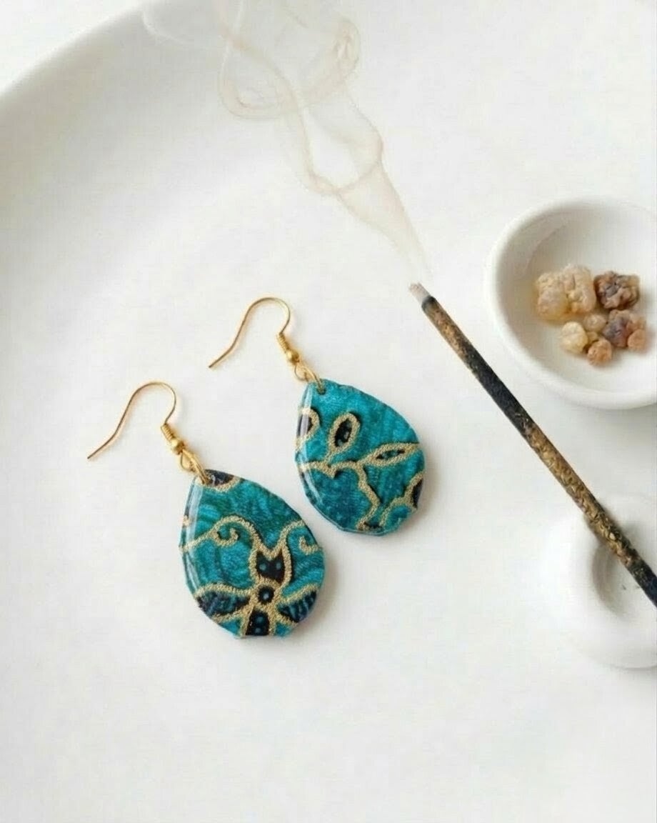 Pendientes TIRTA (Agua sagrada) Turquesa