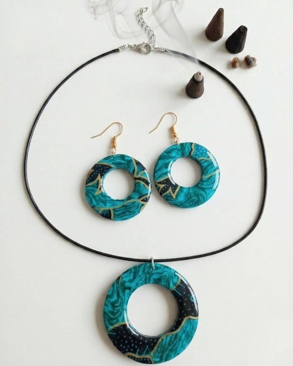 Conjunto BULAT (Círculo) Turquesa