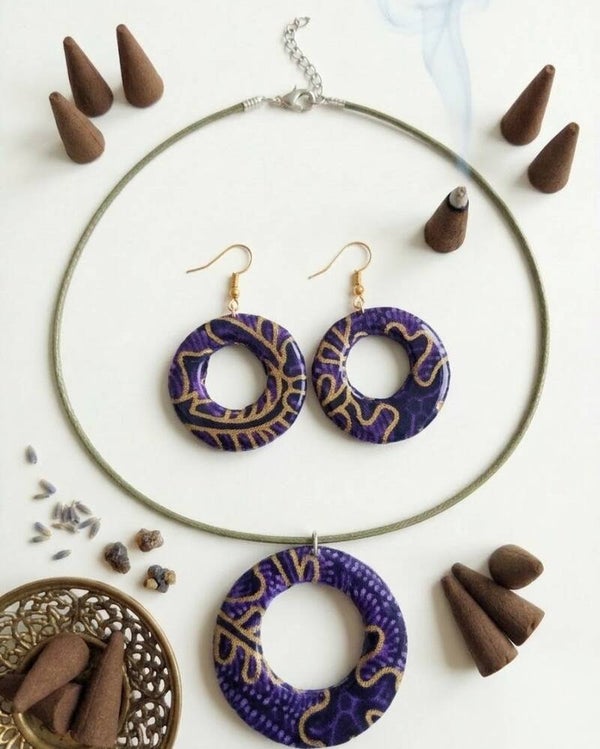 Conjunto BULAT (Círculo) Violeta