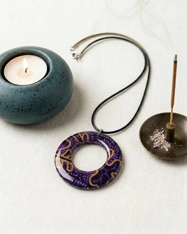 Collar BULAT (Círculo) Violeta