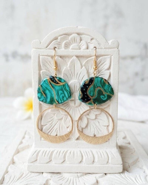 Pendientes AIR (Agua) Turquesa