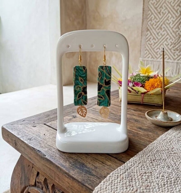 Pendientes LAKSMI (Diosa de la Belleza) Turquesa