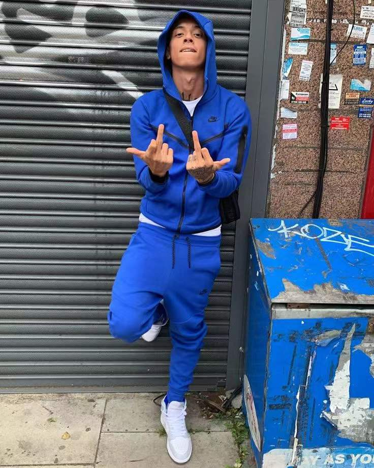 Nike Tech Fleece Blue Dripzone nike-tech-fleece-blue-dripzone