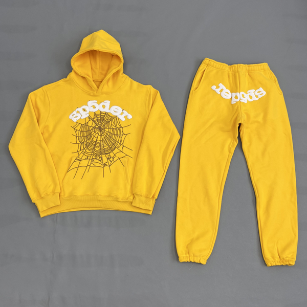 Sp5der Tracksuit Yellow
