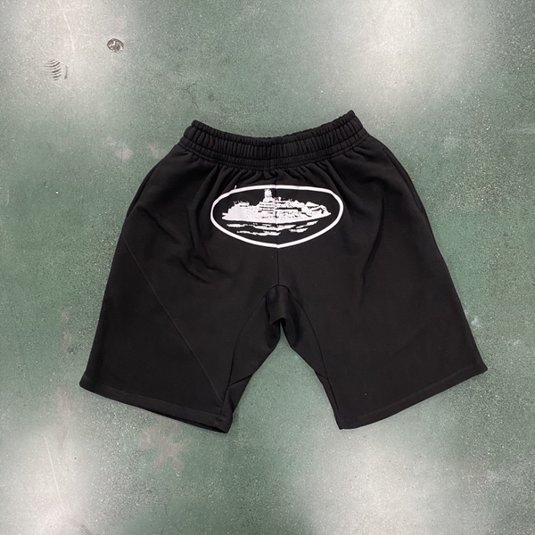 Corteiz Alcatraz Shorts Black