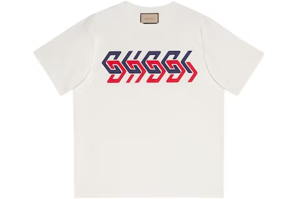 Gucci Gucci Mirror Print T-Shirt Ivory