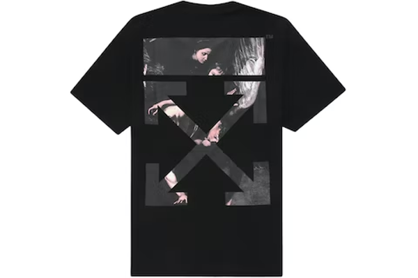 Off-White Oversized Fit Caravaggio Arrows T-shirt Black/Multicolor