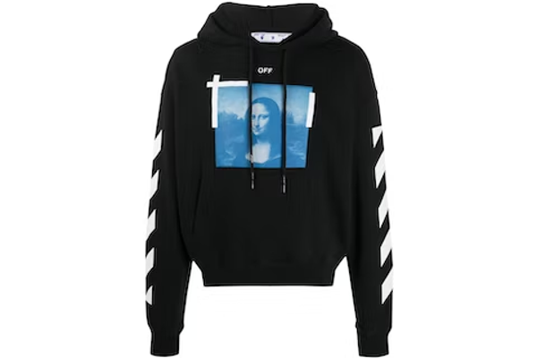 Off-White Mona Lisa Photograph Hoodie Black