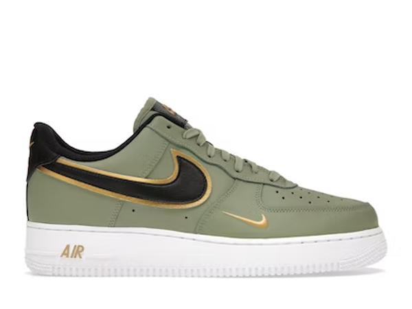 Air Force 1 Low '07 LV8 Double Swoosh Olive Gold Black