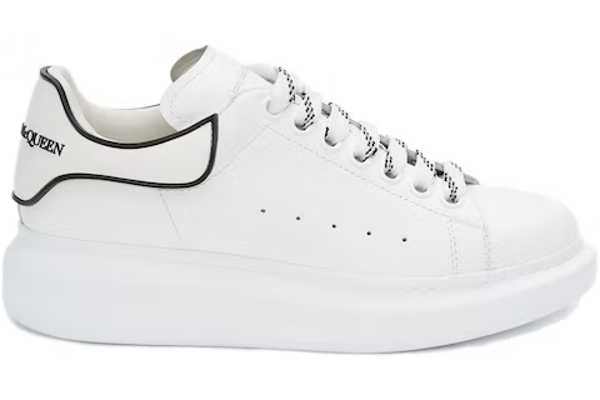 Alexander McQueen White Black Trim
