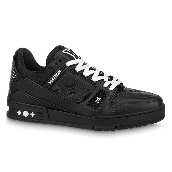 LV Trainer Black Embossed Monogram