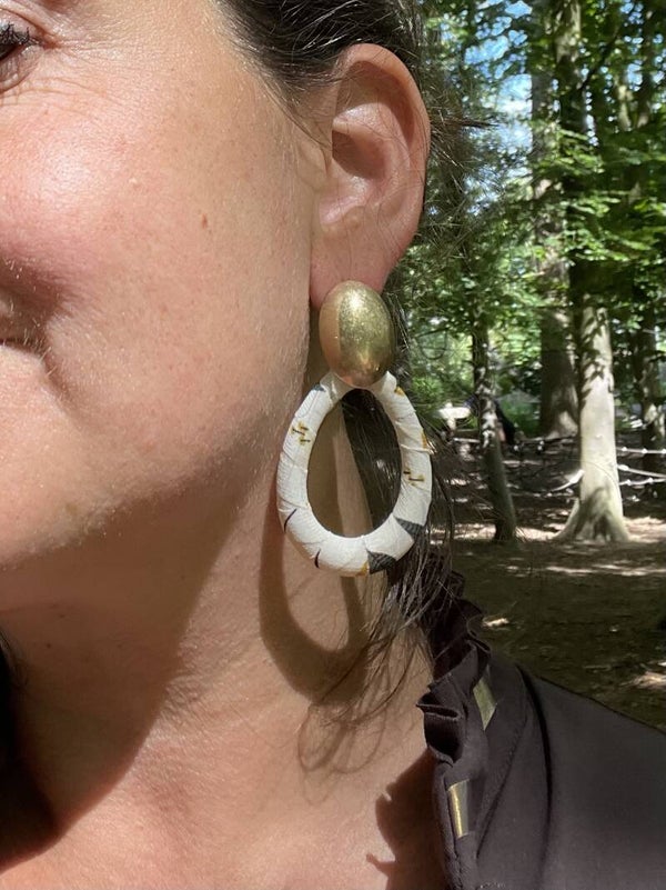 JUNI Summer bloemen oorbellen