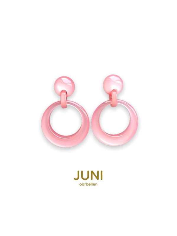 JUNI by Angelo Moretti Basics earrings - baby rose