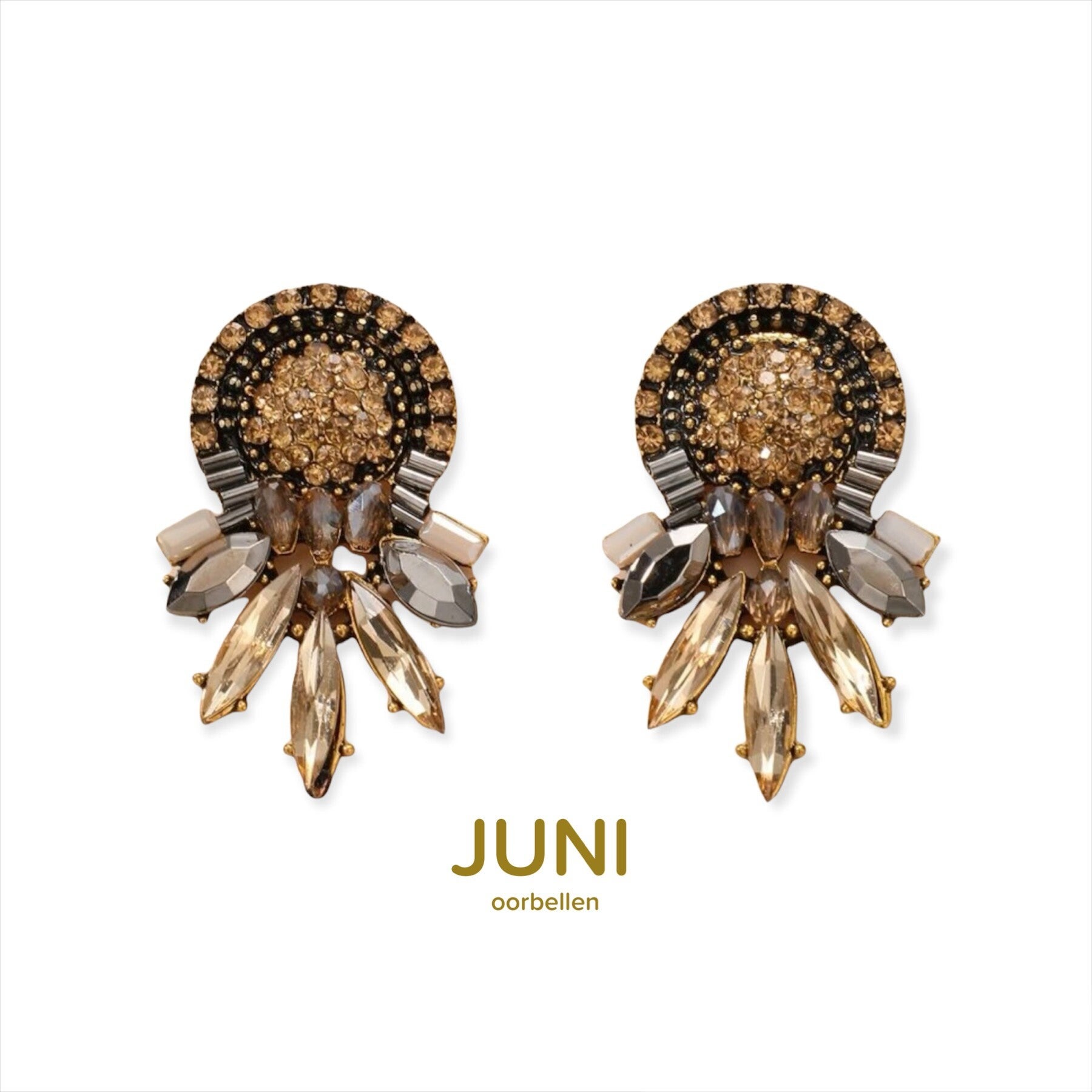 JUNI glamour sparkling oorstekers