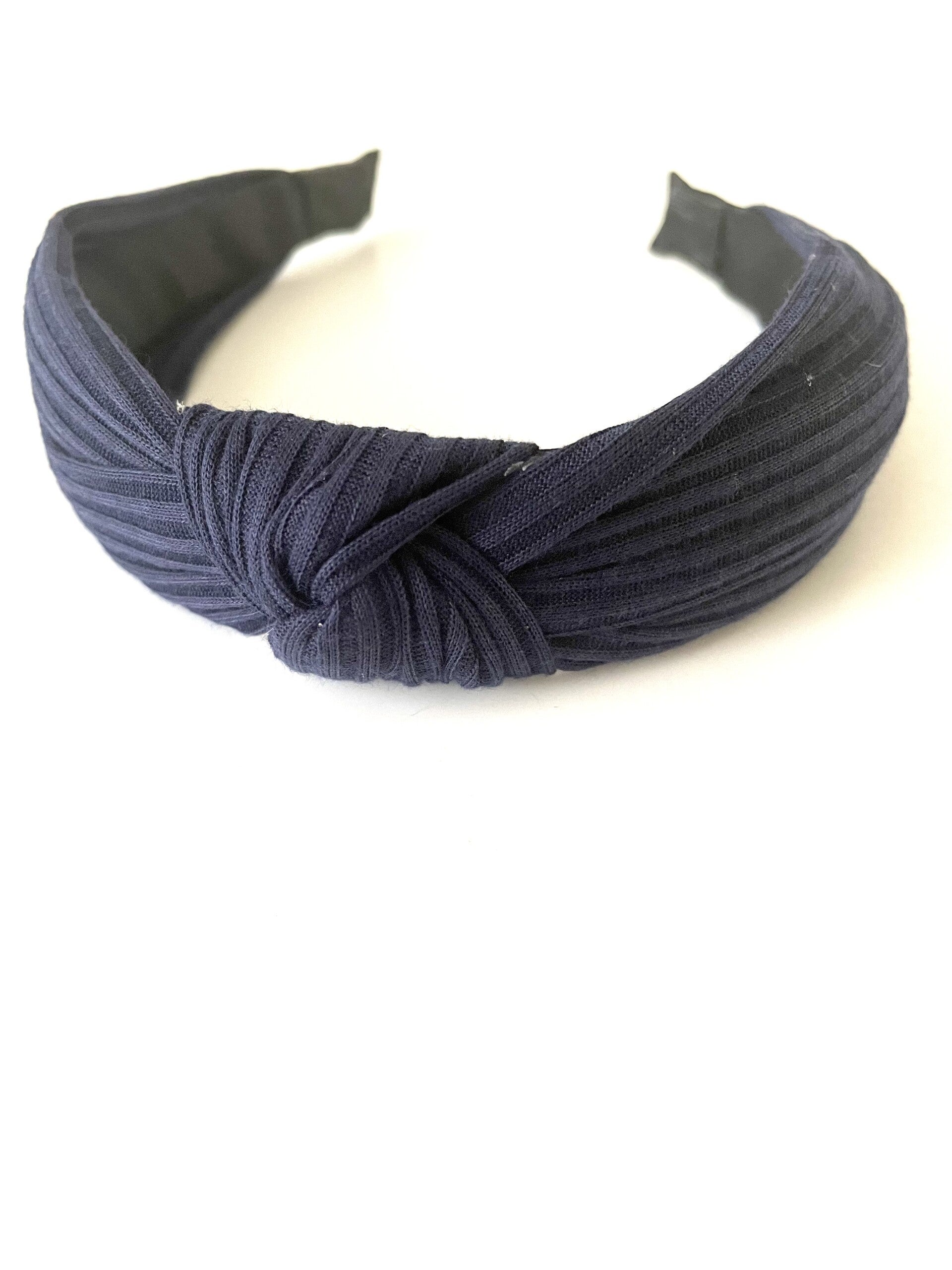 Haarband ribbel - blauw