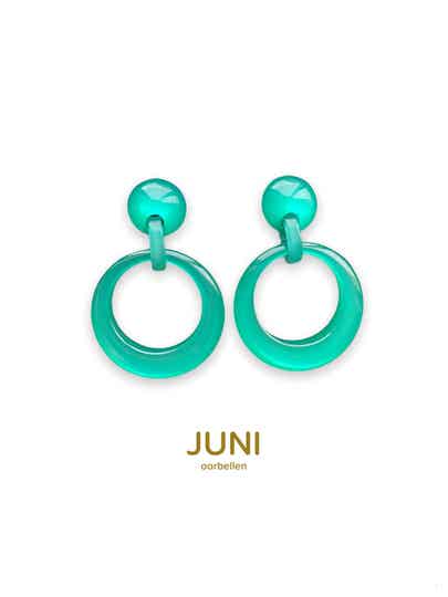 JUNI by Angelo Moretti Basics earrings - Groen