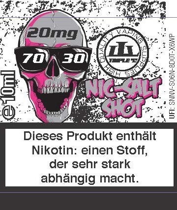 Triple L Nikotinsalz 10 ml 20 mg/ml 70/30