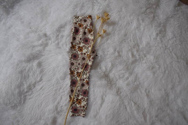 Legging | Flared broek vintage madeliefje kleiroze