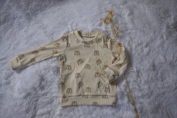 Shirt/Sweater geschetste leeuwen