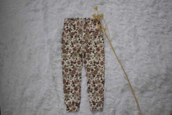 Legging | Flared broek vintage bloem