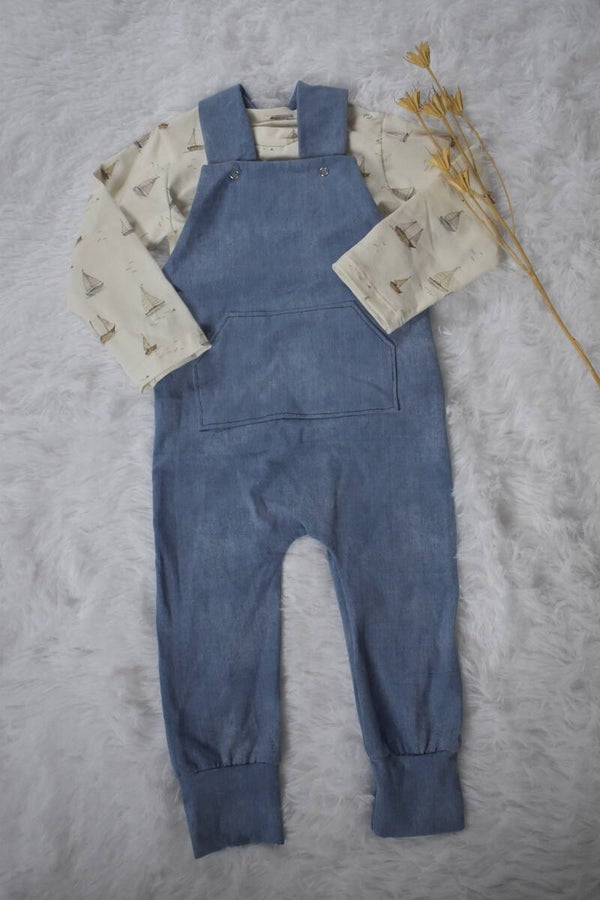 Tuinbroek jeanslook