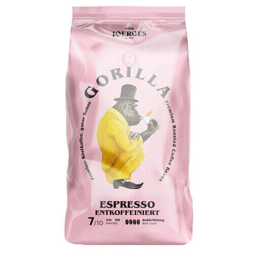 Gorilla Entkoffeinierte Kaffeebohnen 1kg