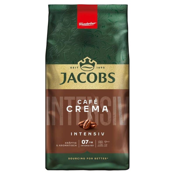 Jacobs Cafe Crema Intensiv Bohnen 1kg