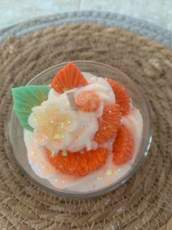 Bougie gourmande CLEMENTINE MONOI