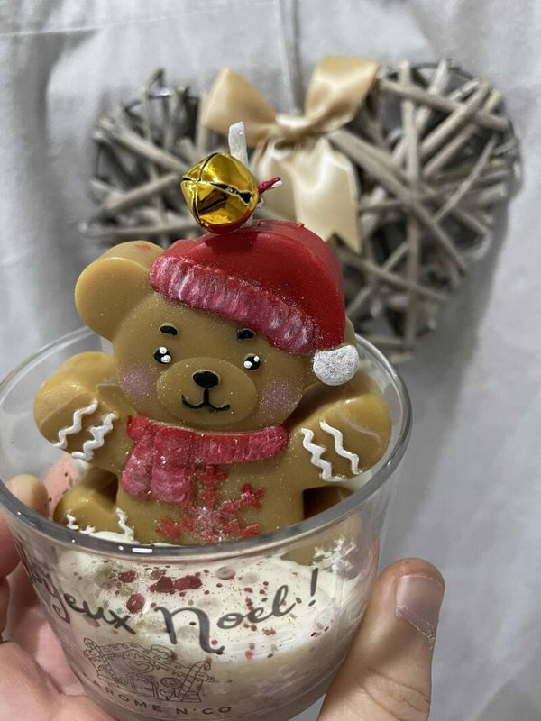 Bougie de Noel - OURSON