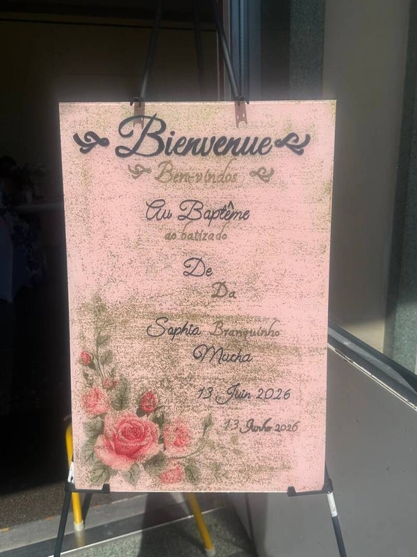 🌸 Panneaux de bienvenue personnalisés 🌸