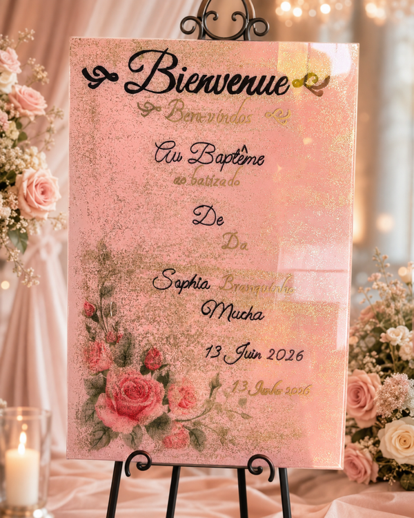🌸 Panneaux de bienvenue personnalisés 🌸