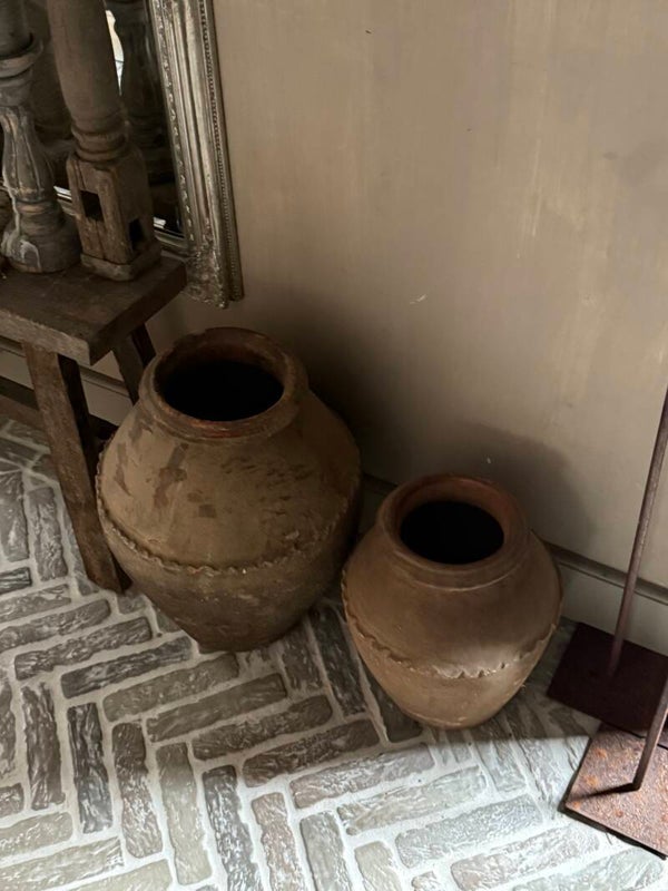 Stenen kruik uit India, Maat L