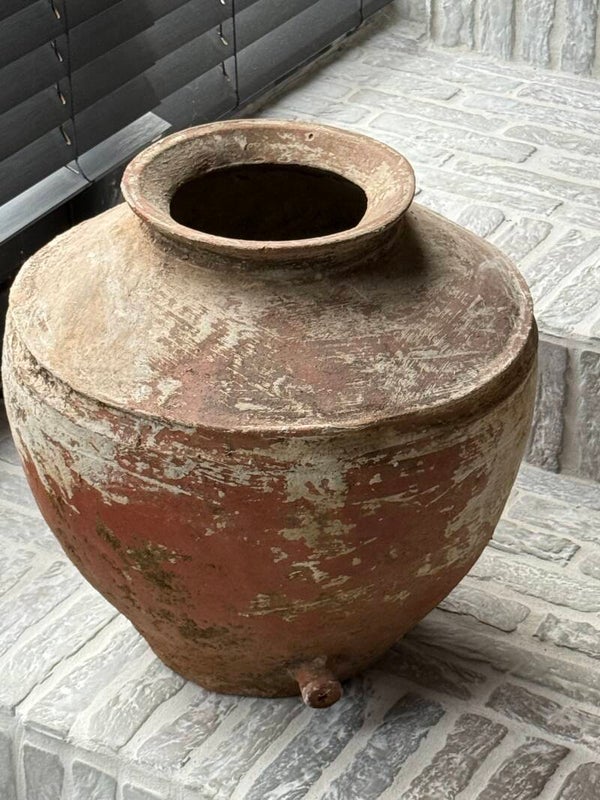 Waterpot India steen groot