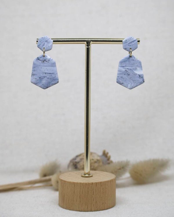 Esagono grande L grigio