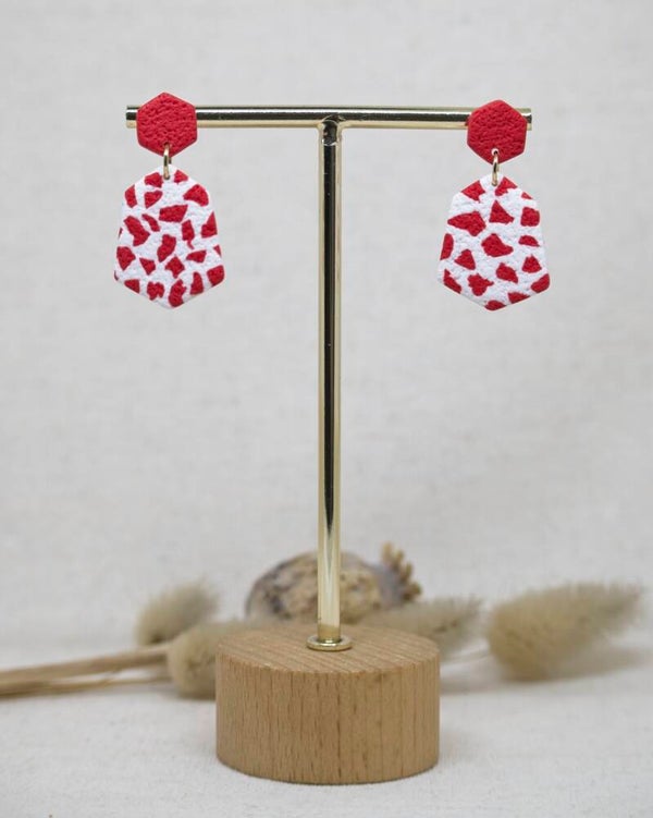 Esagono grande L rosso